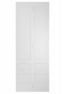 203KCP Wood 3 Panel Transitional Arch Top Panel Ovolo Bifold