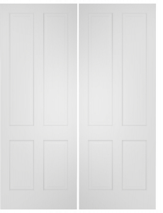 2040 Wood 4 Panel  Ovolo Double Interior Door