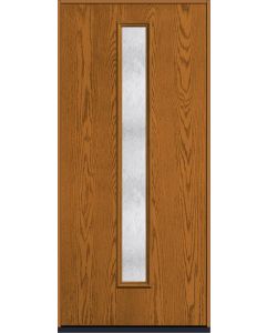 80 Chord Modern Pulse Linea Centered Oak Fiberglass Single Door , WBD Impact
