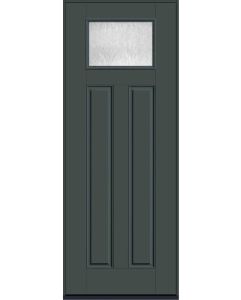 96 Chord Craftsman Top View 2 Panel Smooth Fiberglass Single Door , WBD Impact