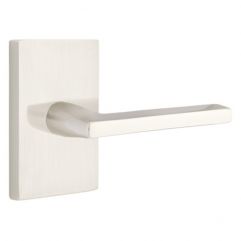 Helios Lever with Modern Rectangular Rosette