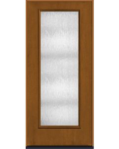 80 Chord Full Lite Mahogany Fiberglass Single Door , WBD Impact