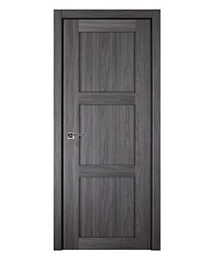 Italia Stile, 3-Panel, Shaker Prefinished Interior Single Door