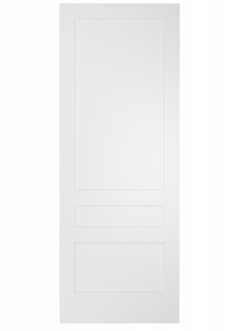 793A Wood 3 Panel  Transitional Shaker Single Interior Door