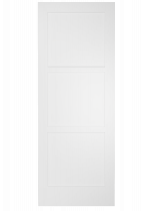 793L Wood 3 Panel  Contemporary Modern Shaker Single Interior Door