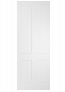 7940 Wood 4 Panel  Transitional Shaker Single Interior Door