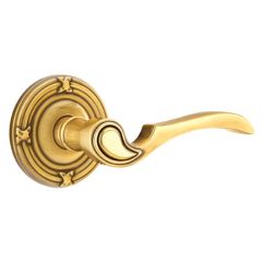 Coventry Lever with Ribbon & Reed Rosette