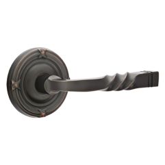 Santa Fe Lever with Ribbon & Reed Rosette