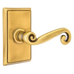 Rustic Lever with Rectangular Rosette