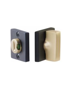 Select Square Double Rosette Privacy Bolt with Indicator