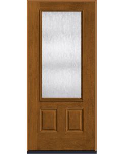 80 Chord 3/4 Lite 2 Panel Mahogany Fiberglass Single Door , WBD Impact