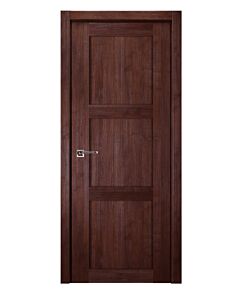 Italia Stile, 3-Panel, Shaker Prefinished Interior Single Door