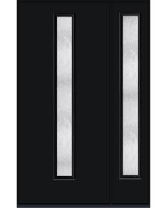 80 Chord Modern Pulse Linea Centered Smooth Fiberglass Single Door,Sidelite , WBD Impact