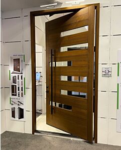Mahogany Anahita Artistic Lite Designer  Pivot Door
