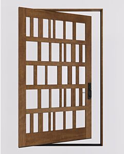 Mahogany CODRA SDL Contemporary Modern Shaker Pivot Door