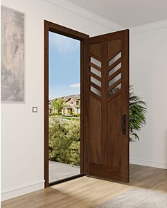 Mahogany Feather-7 Artistic Lite TS Modern Shaker Single Door