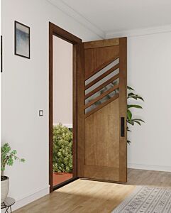 Mahogany Feather-8 Artistic Lite TS Modern Shaker Single Door