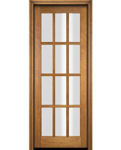 Mahogany Full Lite, 12 Lite SDL Single Door|G1201-OG