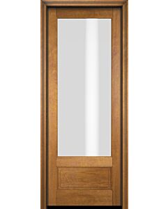 Mahogany 3/4 Lite 1 Panel Single Door|G7501-OG