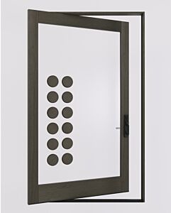 Mahogany LUNEX SDO Contemporary Modern Shaker Pivot Door