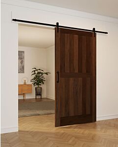 Mahogany 2 Panel Shaker Single Barn Door|MRV201-BARN