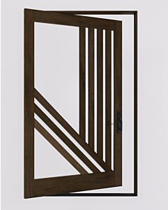 Mahogany VELTO Stylish Multi Lite SDL Designer Shaker Pivot Door