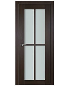 Italia French 4-Lite Vertical, Premium Wenge Prefinished Interior Single Door