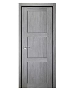 Italia Stile, 3-Panel, Shaker Prefinished Interior Single Door