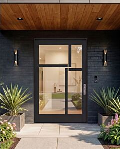 Mahogany ASKA SDL Contemporary Modern Shaker Pivot Door