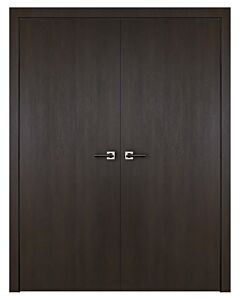 Italia Flush, Premium Wenge 01, Prefinished Interior Double Door