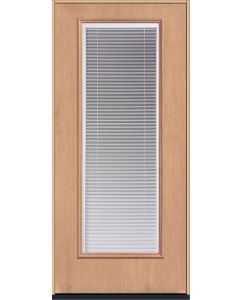 80 Low-E Raise/Tilt Mahogany Full Lite Fiberglass Single Door , WBD Impact