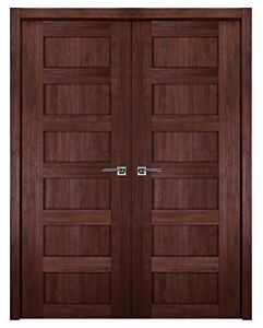 Italia Stile, 6-Panel, Shaker Prefinished Interior Double Door