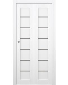 Prefinished Alba Bianco Noble Modern Interior Bi-Fold 2 Door