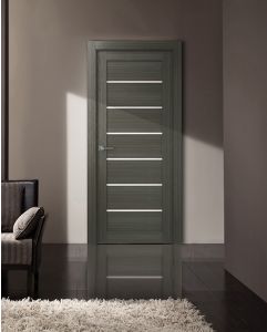 Prefinished Alba Gray Oak Modern Interior Single Door