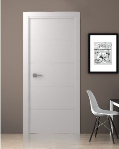 Prefinished Arvika Polar White Modern Interior Single Door