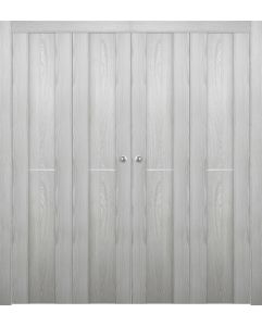 Prefinished Avon 01 1H Ribeira Ash Modern Interior Bi-Fold 4 Door