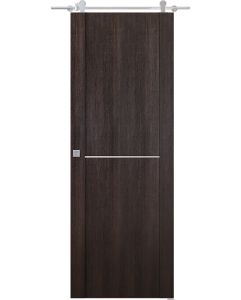 Prefinished Avon 01 1H Veralinga Oak Modern Interior Barn Door