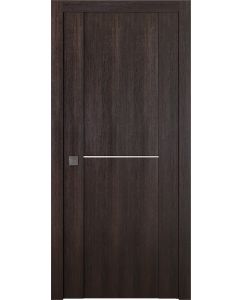 Prefinished Avon 01 1H Veralinga Oak Modern Interior Single Pocket Door