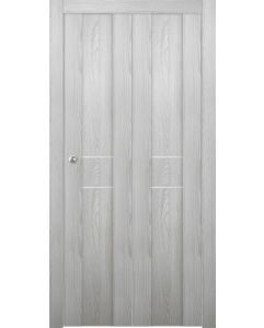 Prefinished Avon 01 2HN Ribeira Ash Modern Interior Bi-Fold 2 Door
