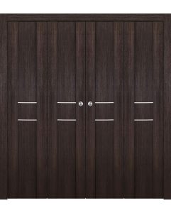 Prefinished Avon 01 2HN Veralinga Oak Modern Interior Bi-Fold 4 Door