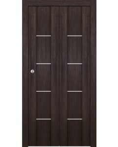 Prefinished Avon 01 4H Veralinga Oak Modern Interior Bi-Fold 2 Door
