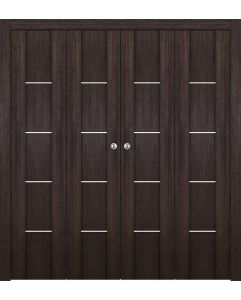 Prefinished Avon 01 4H Veralinga Oak Modern Interior Bi-Fold 4 Door