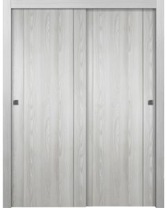 Prefinished Avon 01 Ribeira Ash Modern Interior Bypass Door