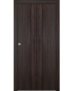 Prefinished Avon 01 Veralinga Oak Modern Interior Bi-Fold 2 Door