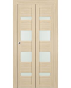Prefinished Avon 07-01 Vetro Loire Ash Modern Interior Bi-Fold 2 Door