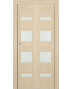 Prefinished Avon 07-01 Vetro Loire Ash Modern Interior Bi-Fold 2 Door