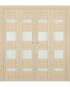 Prefinished Avon 07-01 Vetro Loire Ash Modern Interior Bi-Fold 4 Door