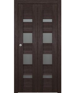 Prefinished Avon 07-01 Vetro Veralinga Oak Modern Interior Bi-Fold 2 Door