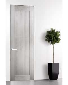 Prefinished Avon 07 2H Ribeira Ash Modern Interior Single Door with Invisible Frame