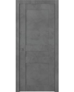 Prefinished Avon 07 2R Dark Urban Modern Interior Single Pocket Door